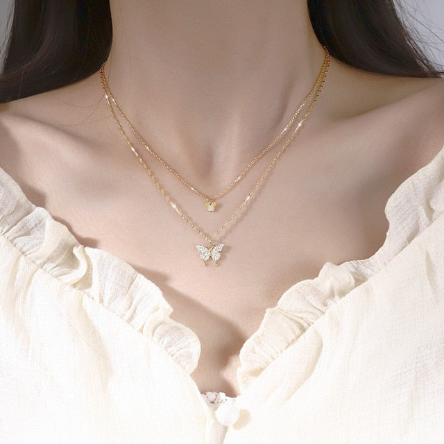 Sparkling Necklace Chain Season Prestige