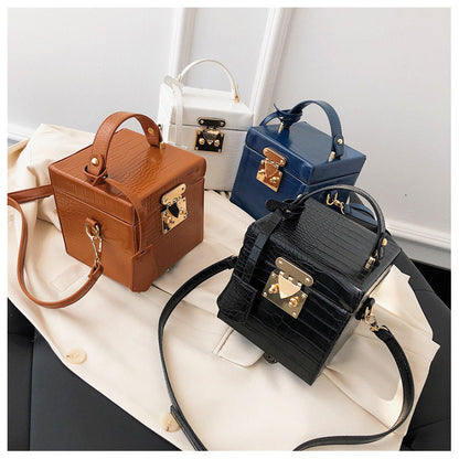 womens box Personality All-match Shoulder Bag