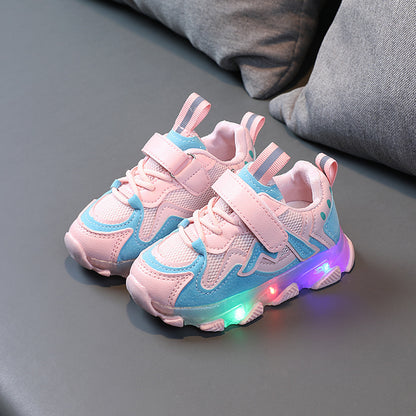 Kids Breathable Lightup Sneakers toodlers sports shoes Season Prestige
