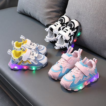 Kids Breathable Lightup Sneakers toodlers sports shoes Season Prestige