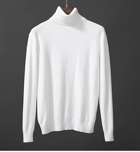 Fashion Slim High Neck Men's Sweater Bottoming Shirt