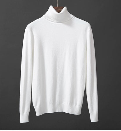Fashion Slim High Neck Men's Sweater Bottoming Shirt