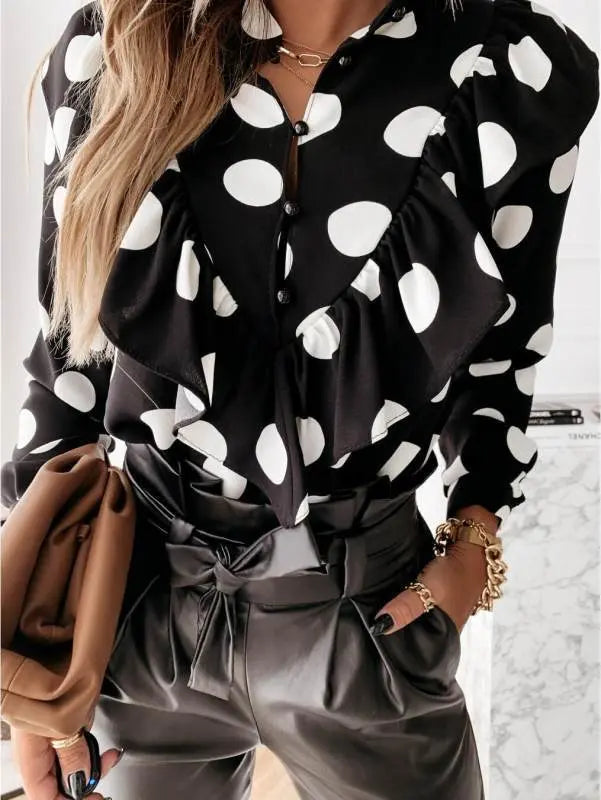 Women Blouses Long Sleeve Shirt Casual Tops - Season Prestige