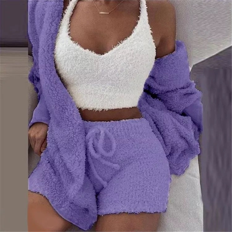 Women Winter Home Wear  Casual Pajamas Set Season Prestige