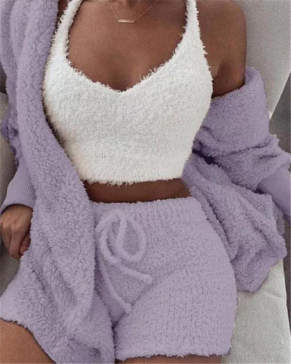 Women Winter Home Wear  Casual Pajamas Set Season Prestige