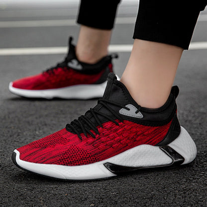 Flying Woven Breathable Men's Casual Sports Shoes Season Prestige