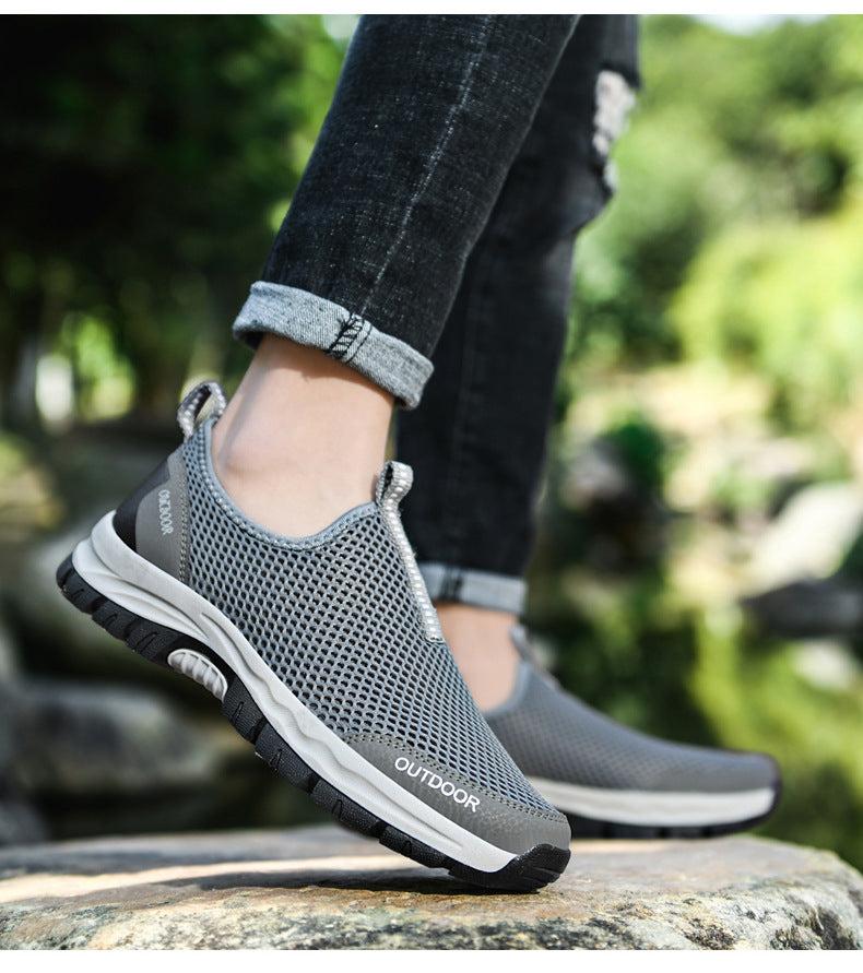 Breathable  Slip-on Sports  Shoes For Men Season Prestige