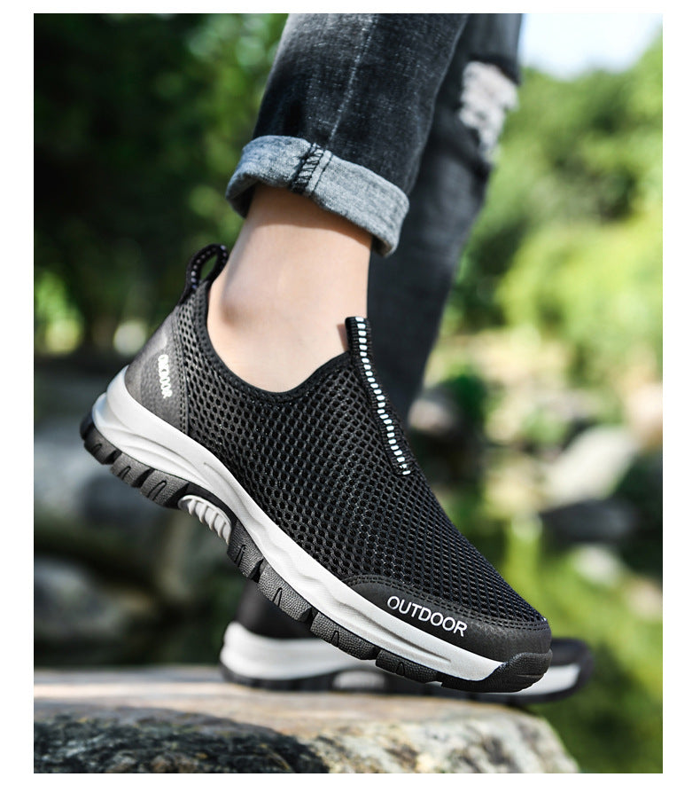 Breathable  Slip-on Sports  Shoes For Men Season Prestige
