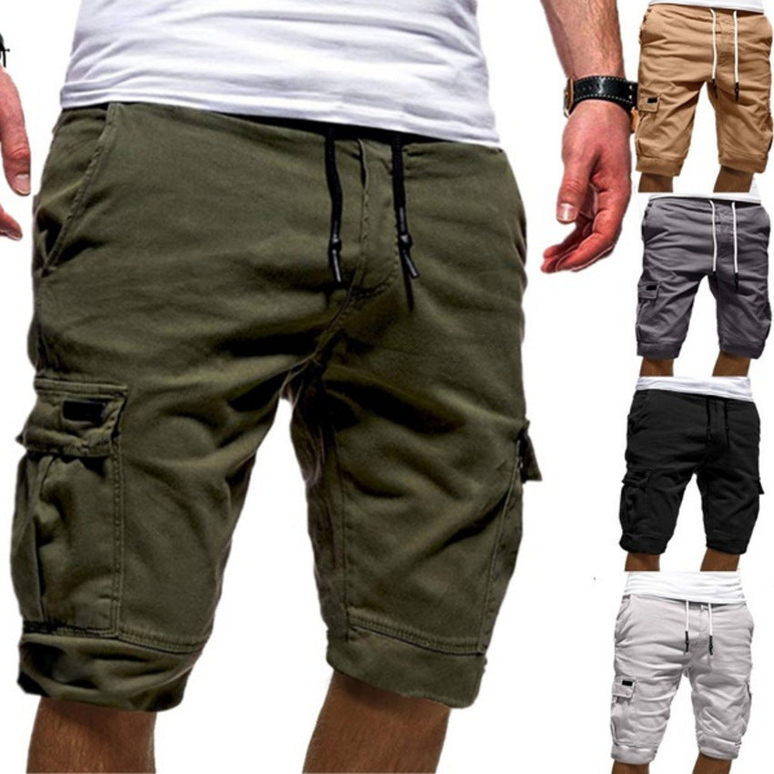 Mens Casual Jogger Sports Cargo Shorts Trousers Mens Summer Clothing Season Prestige