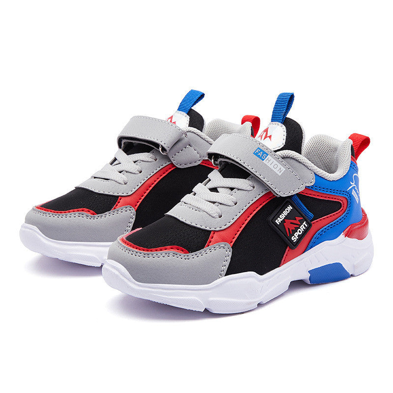 Lightweight Children'S Shoes  Boys Trendy Shoe Leather Sneakers