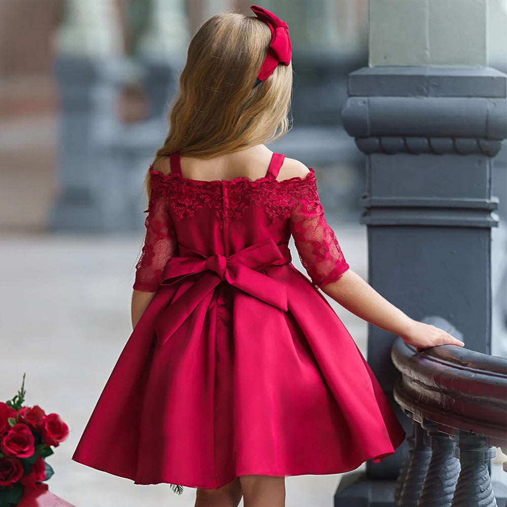 Princess Chic Dress -Kids Girls Dress -Toddler Clothes Children season prestige