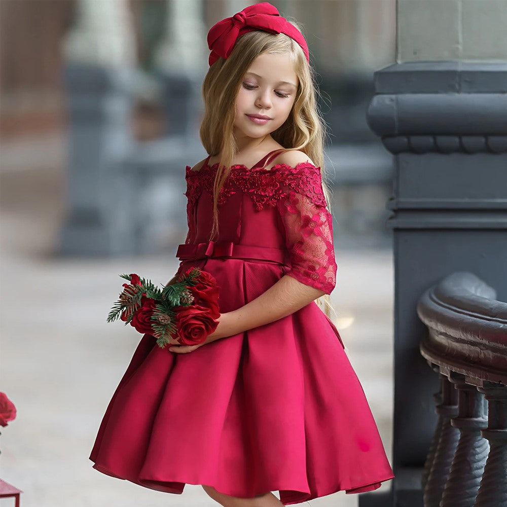 Princess Chic Dress -Kids Girls Dress -Toddler Clothes Children season prestige