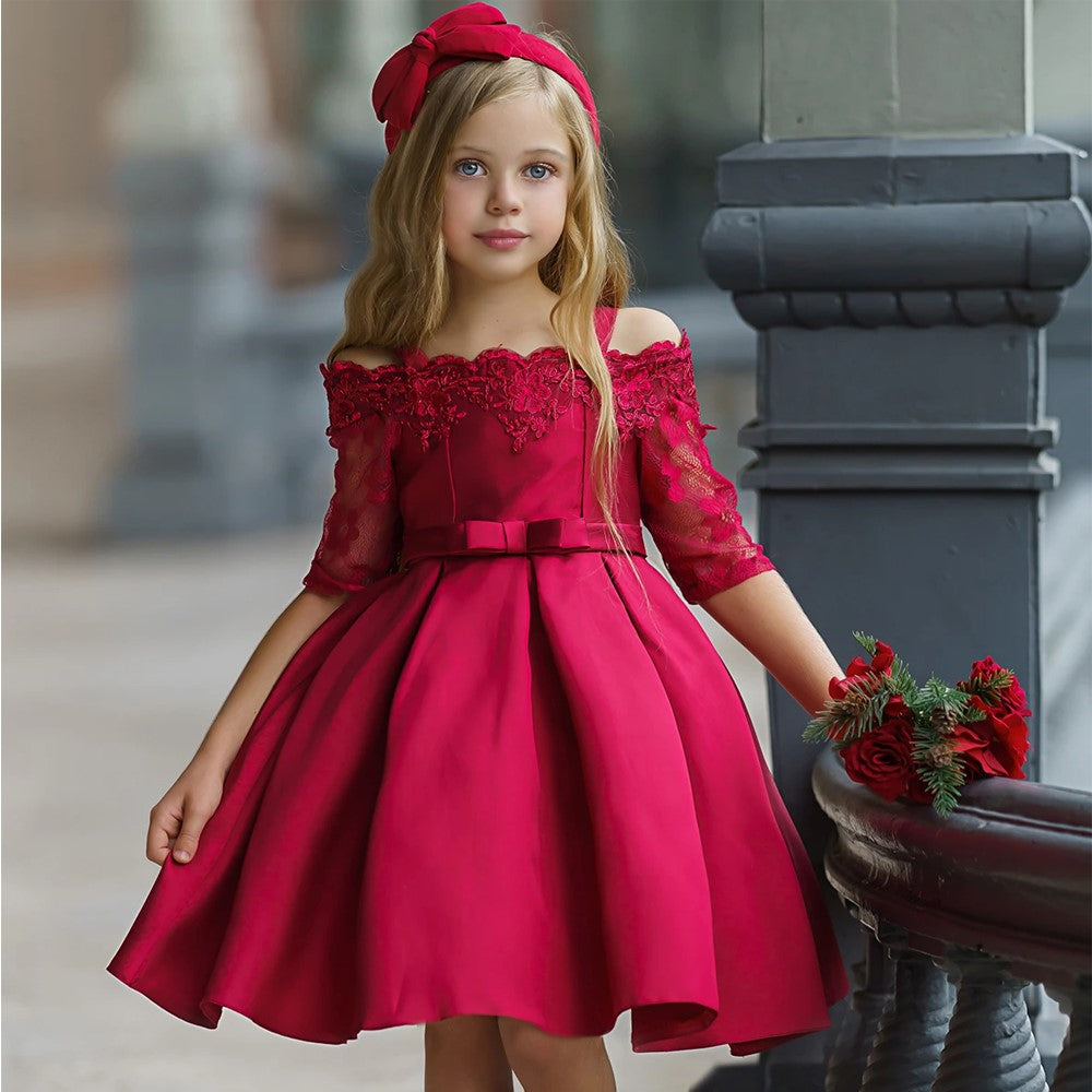 Princess Chic Dress -Kids Girls Dress -Toddler Clothes Children season prestige