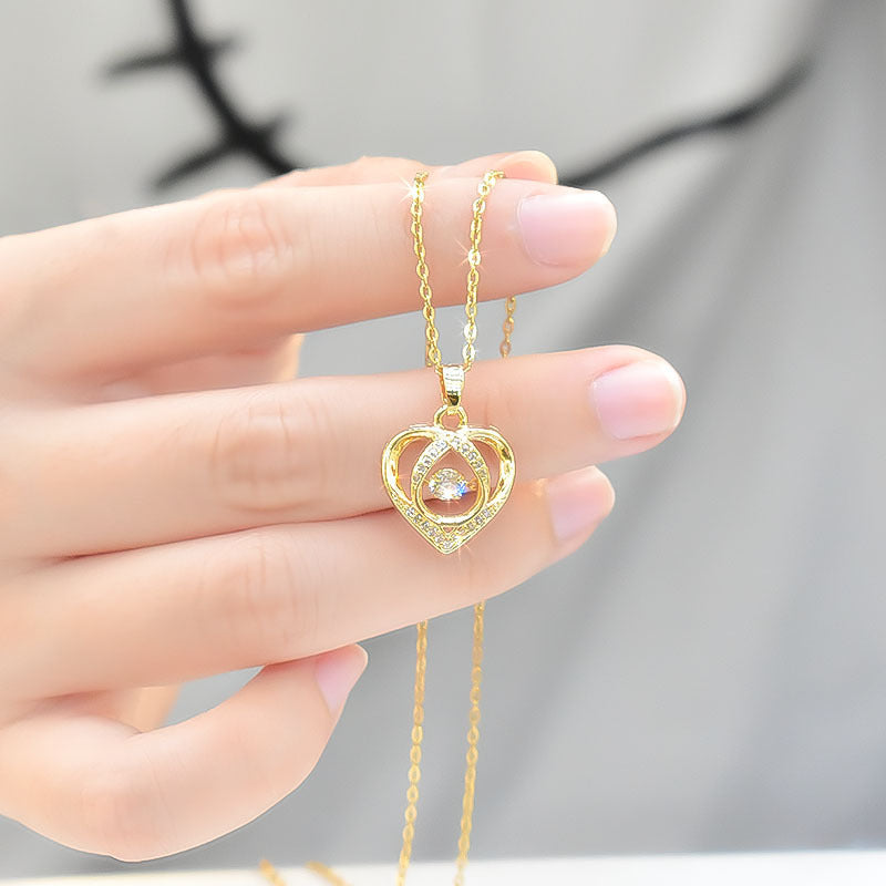 Heart-shaped Necklace For Valentine's Day Gift