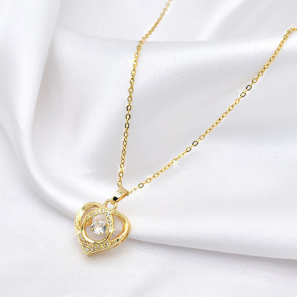 Heart-shaped Necklace For Valentine's Day Gift