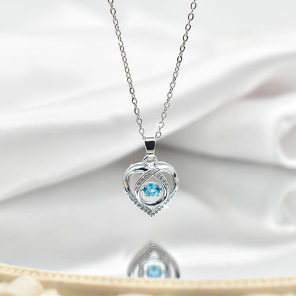 Heart-shaped Necklace For Valentine's Day Gift