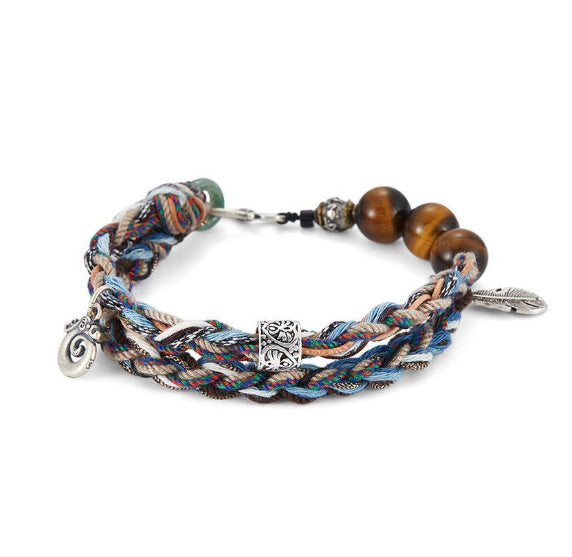 Season Prestige Crimson Leather Bracelet - Vintage Edition