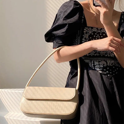 Women Portable Shoulder Underarm Bag - Season Prestige