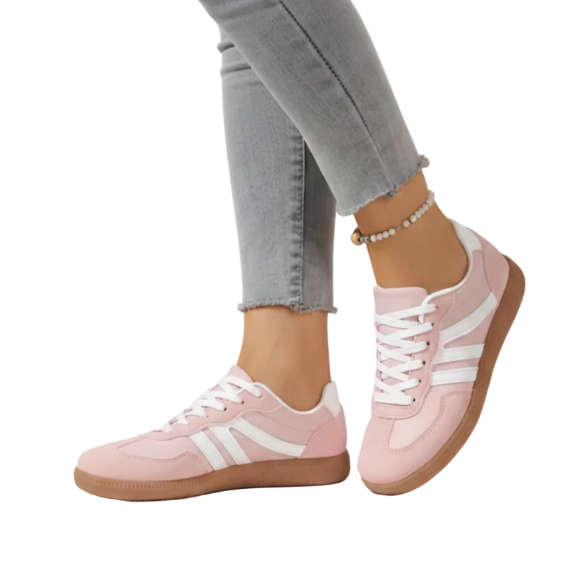 Europäische Retro-Farbblock-Ballerinas für Damen | Season Prestige