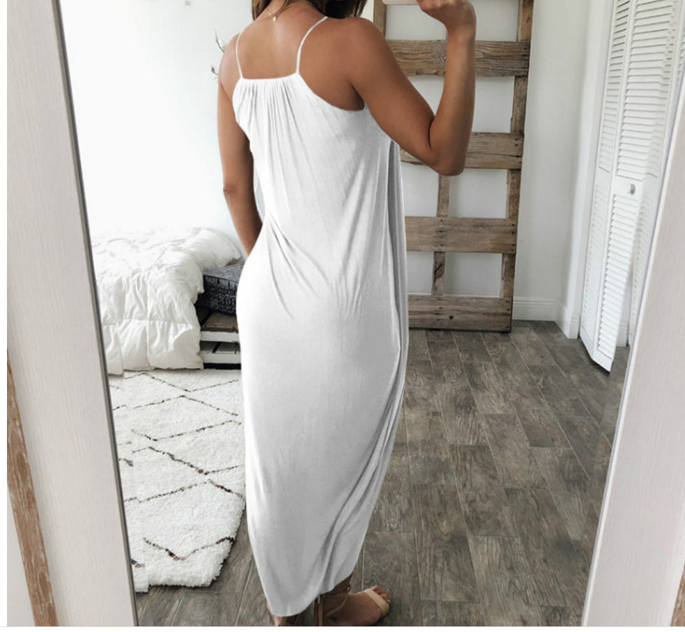Womens Casual loose long dress