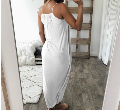 Womens Casual loose long dress