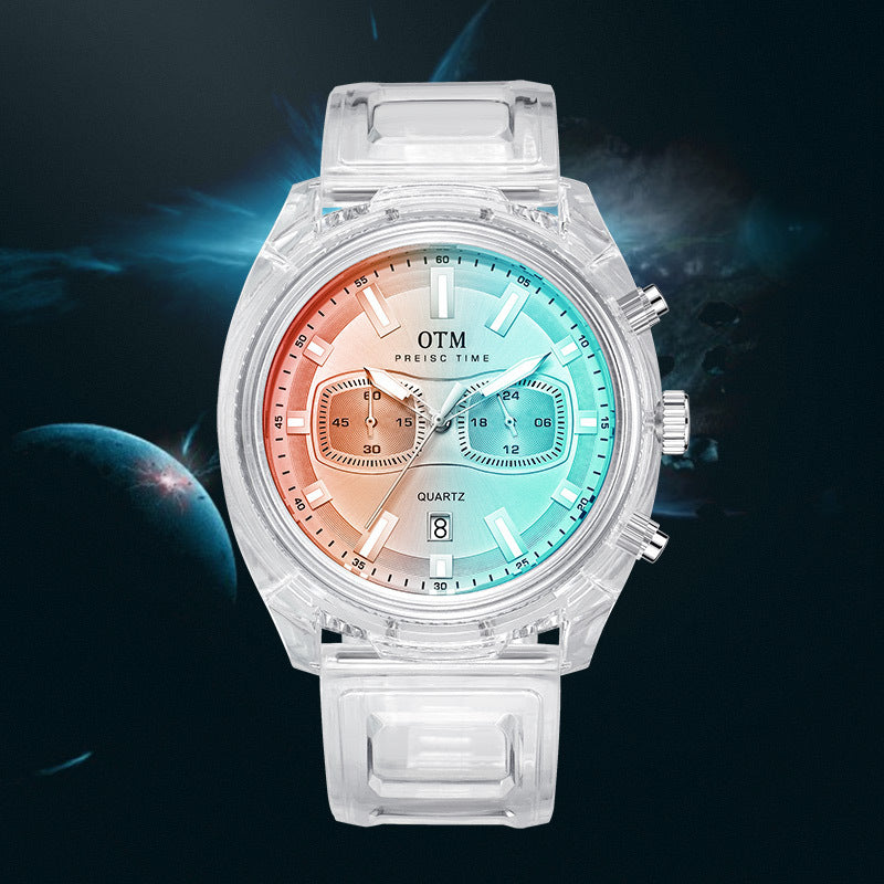Mens Waterproof Luminous OTM Student Watch