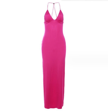 Female Spaghetti Straps Dress Sexy Butterfly Back Dress Womens Clothing Season Prestige