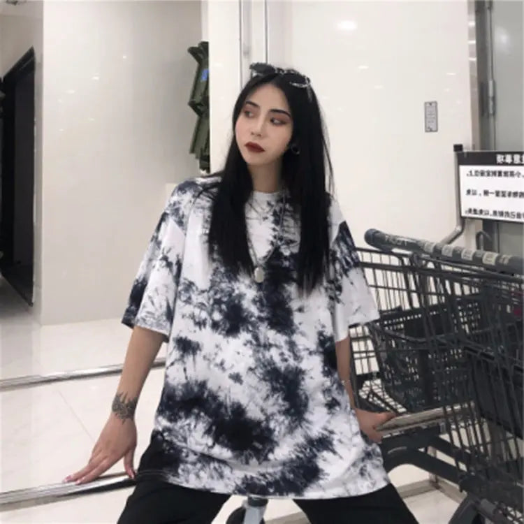 Tie Dye Print T Shirt Women - Season Prestige