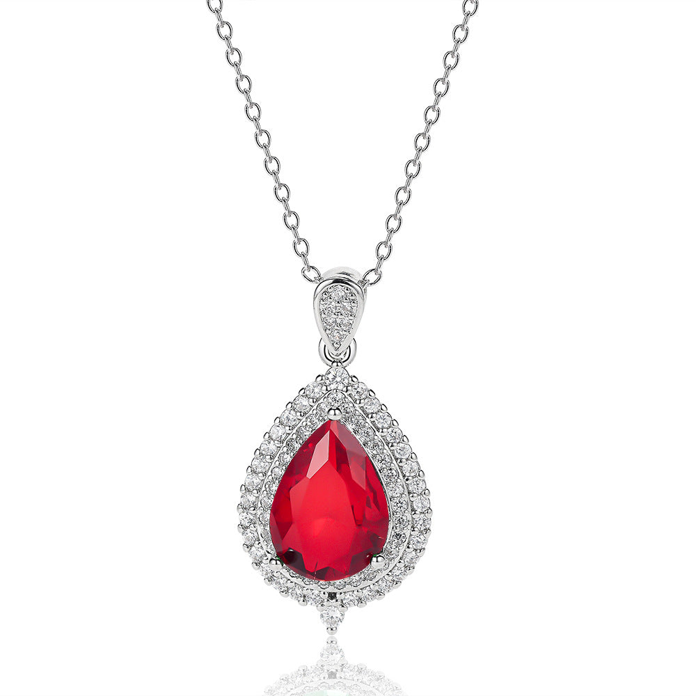 Aura Radiant Waterdrop Necklace | Signature Zirconia