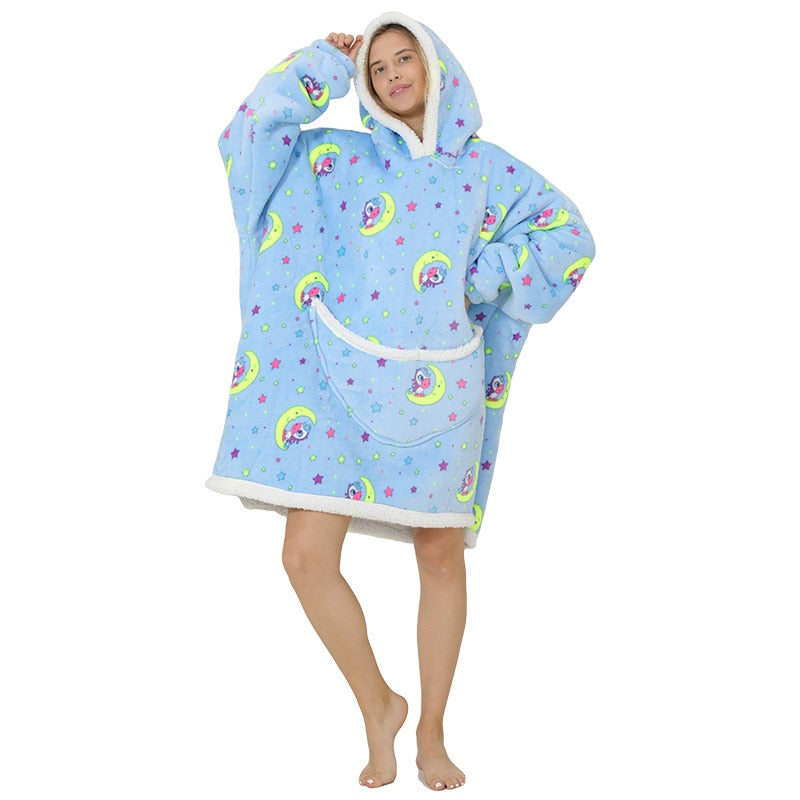 DreamySnuggles Sherpa Fleece Blanket season prestige