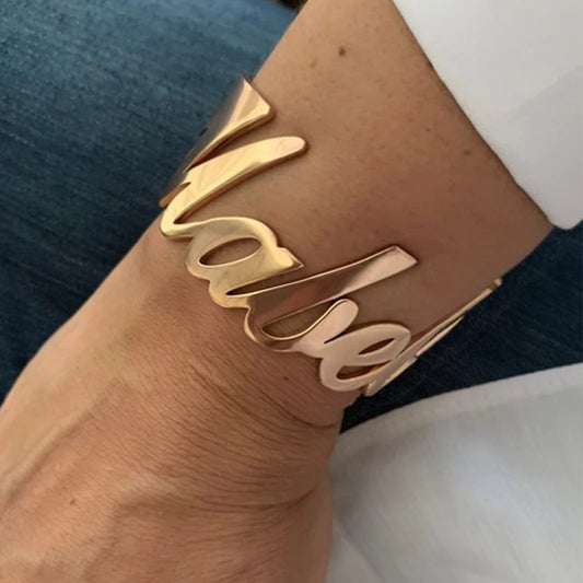 Women's Stainless Steel Lettered Bracelet Season Prestige