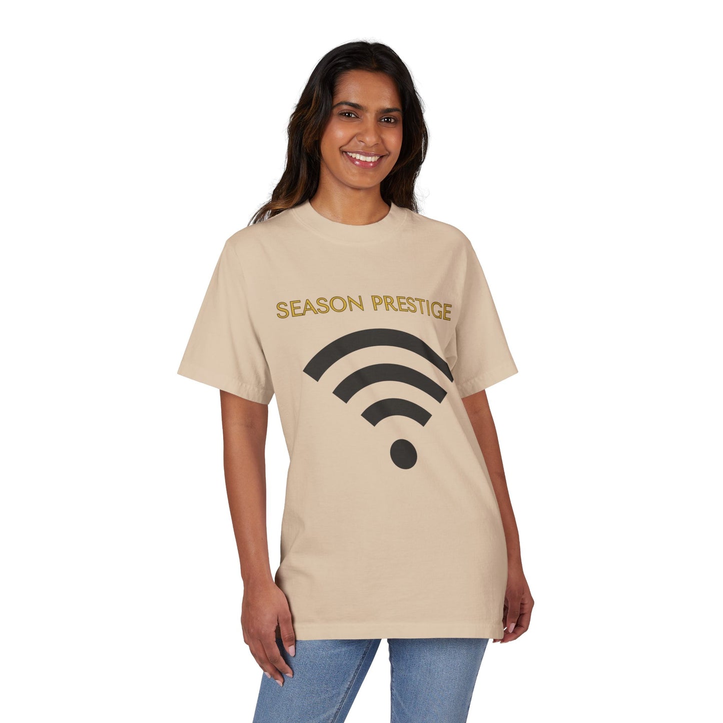 Unisex Garment-Dyed Drop-Shoulder T-Shirt