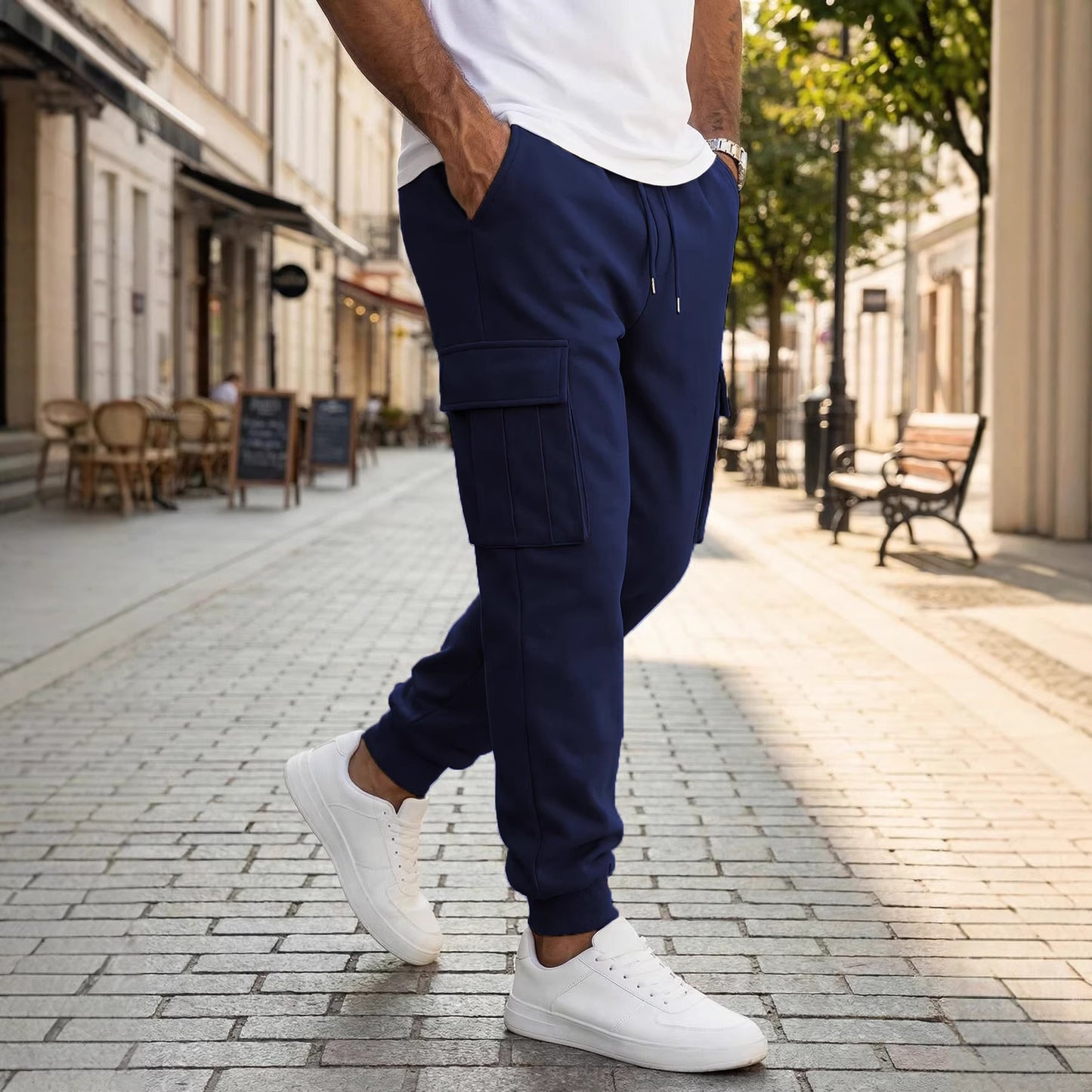 Prestige Multi-Pocket Workwear Pants  - Premium Utility Joggers 