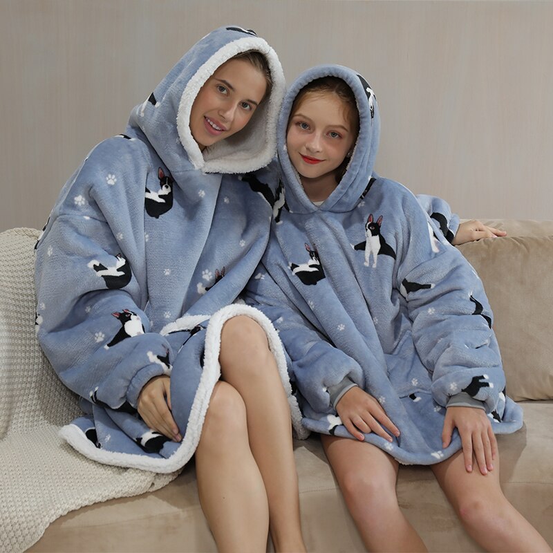 DreamySnuggles Sherpa Fleece Blanket season prestige
