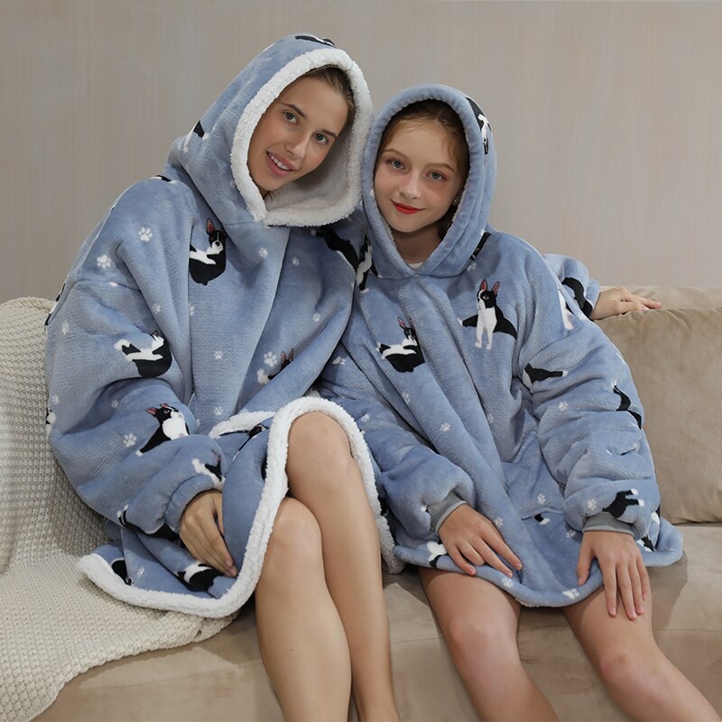 DreamySnuggles Sherpa Fleece Blanket season prestige