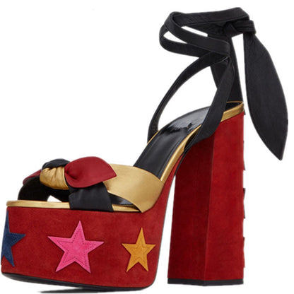 Women's Sandals  Chunky Heels Summer Shoes eprolo