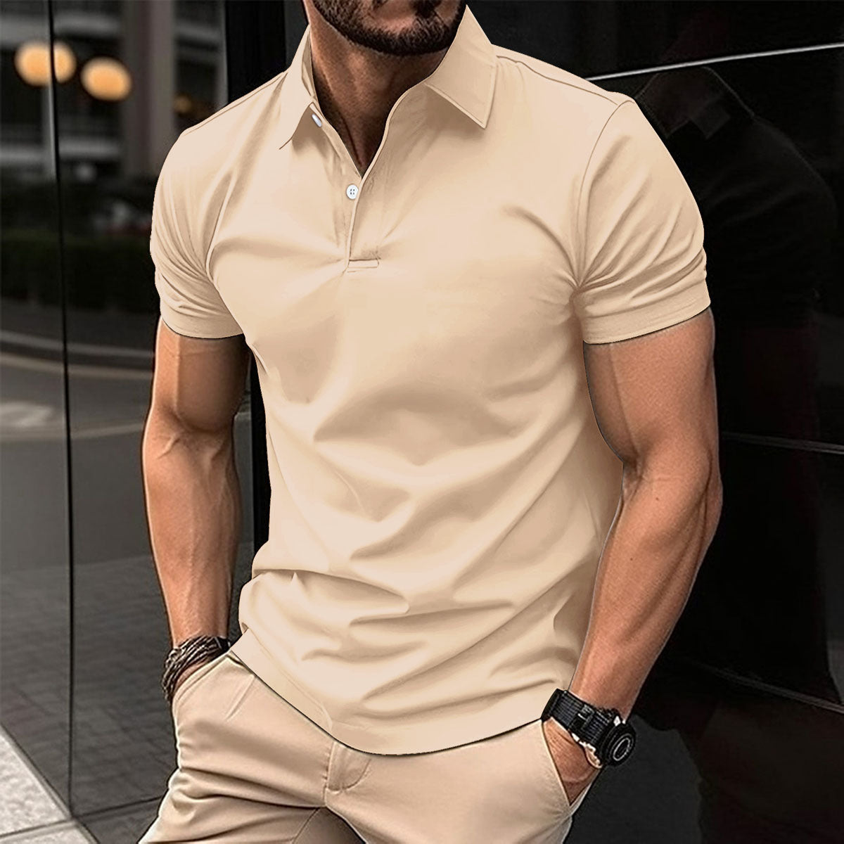 Summer Short Sleeve T-Shirt plus size Men's polo shirts