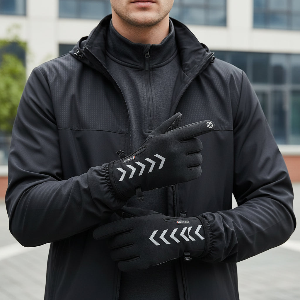 Gender-Neutral Waterproof Thermal Cycling Glove