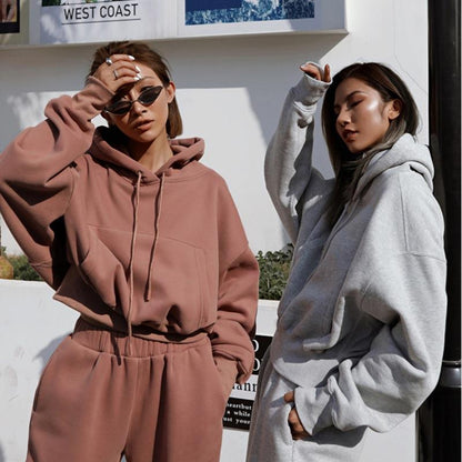 Women's Casual Hoodie Coat Sports Suit Season Prestige