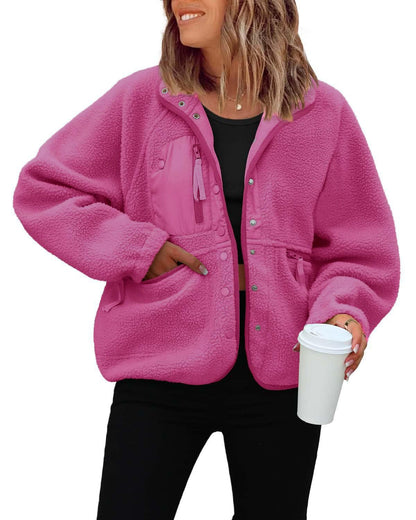 Sports Fleece And Leisure Sweater Jacket Top