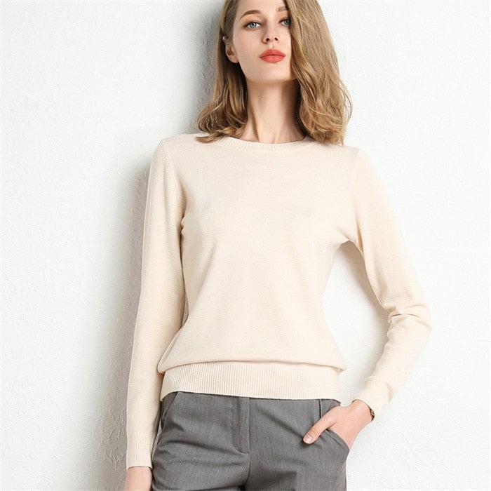 Knitted Pullover Women Sweater Season Prestige