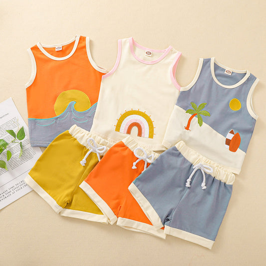 Children's Clothing Summer Cartoon Kids Clothes Season Prestige