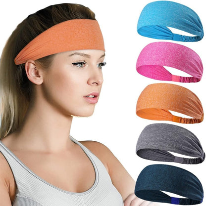 Sports Non-Slip  Headbands For Men & Women -5 Pack