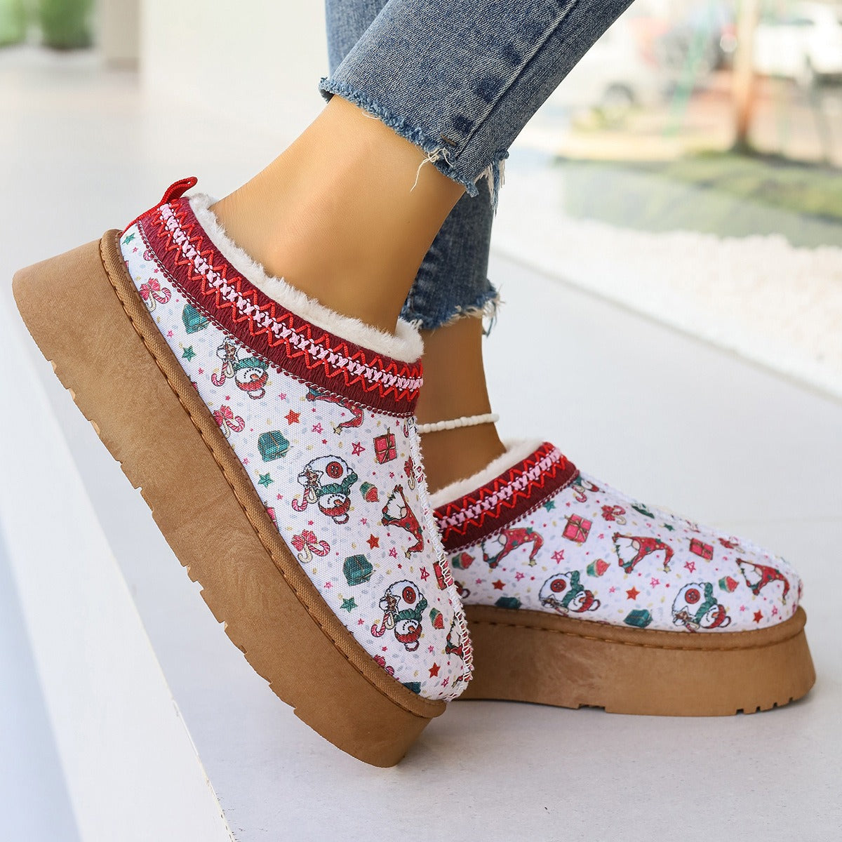 Women's Cartoon Ankle Boots Comfortable Winter Short Boots season prestige