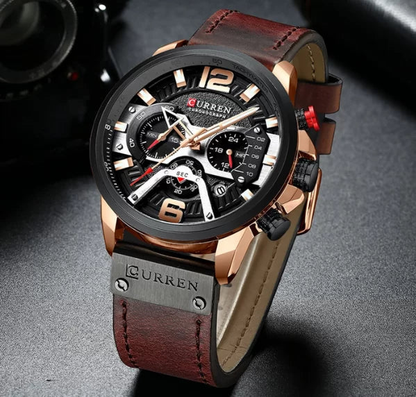 Waterproof Leather Watch Season Prestige