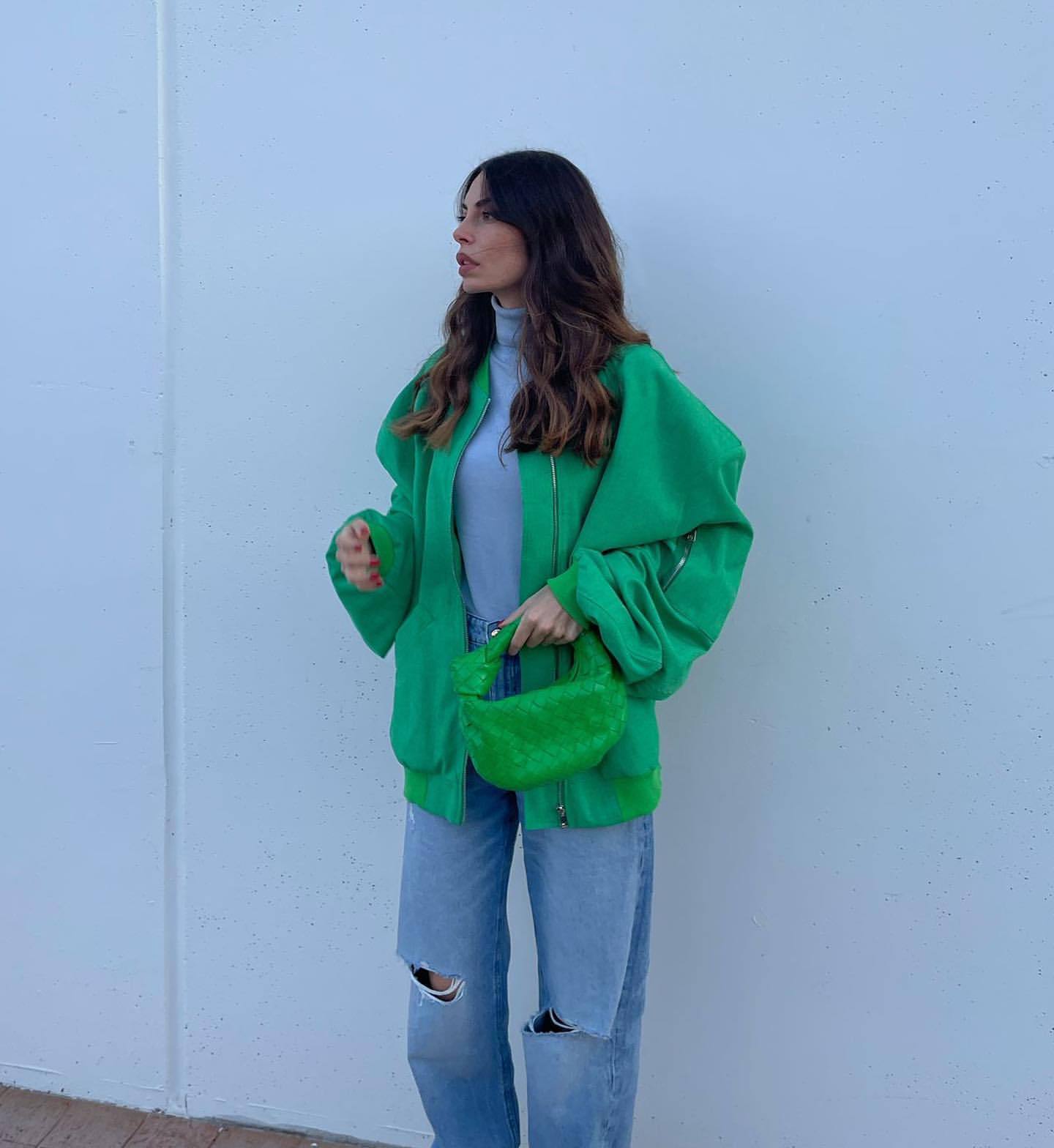 Same Loose Zip Cotton-padded Coat Flight Jacket