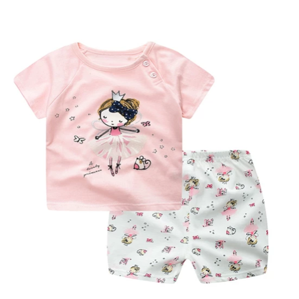 Baby Boy Summer Clothes T-shirt Baby Girl Casual Clothing Sets Season Prestige