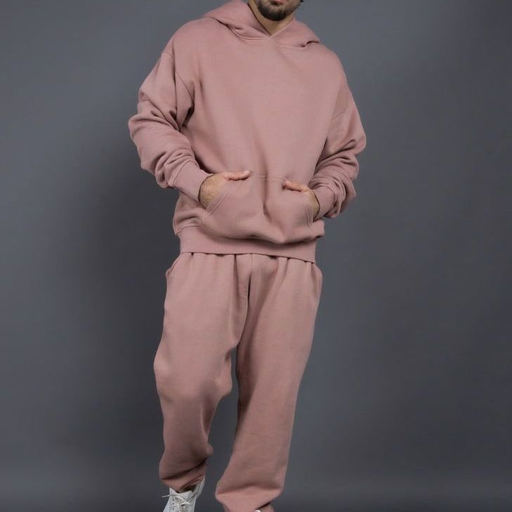 Casual Loose Hooded  Sweatshirt  Pants for Men