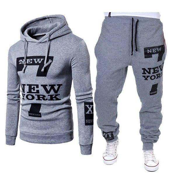 Men's SweatPants Casual Sports hooded Couple Set Season Prestige