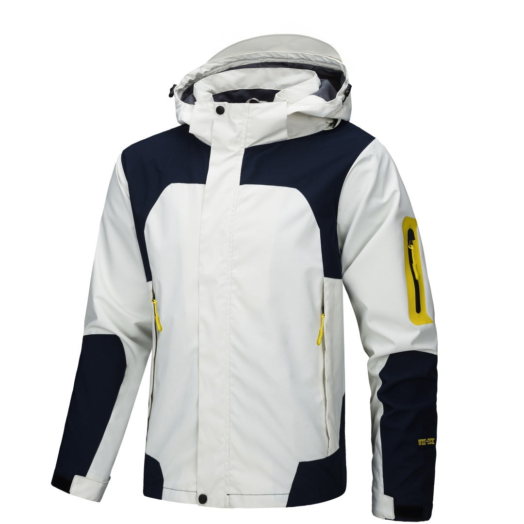 Men's Jacket Thin Outdoor Windproof Hooded Coat